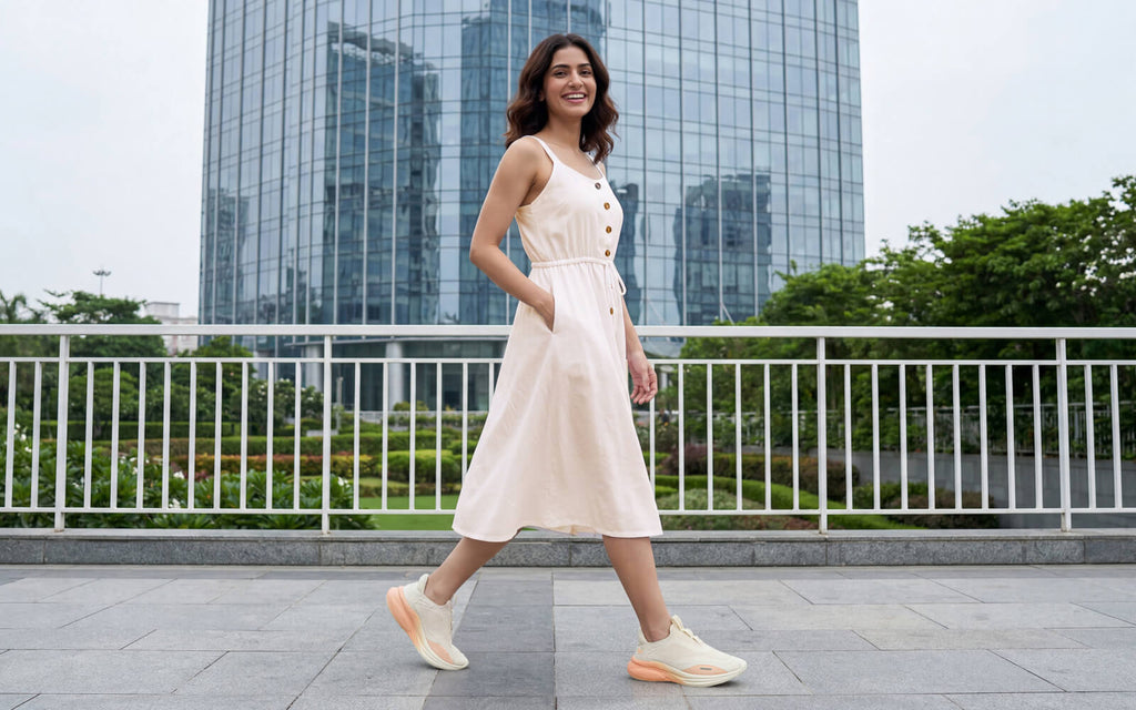 Rapid Breeze Vigor Slip Ons For Women : Ivory