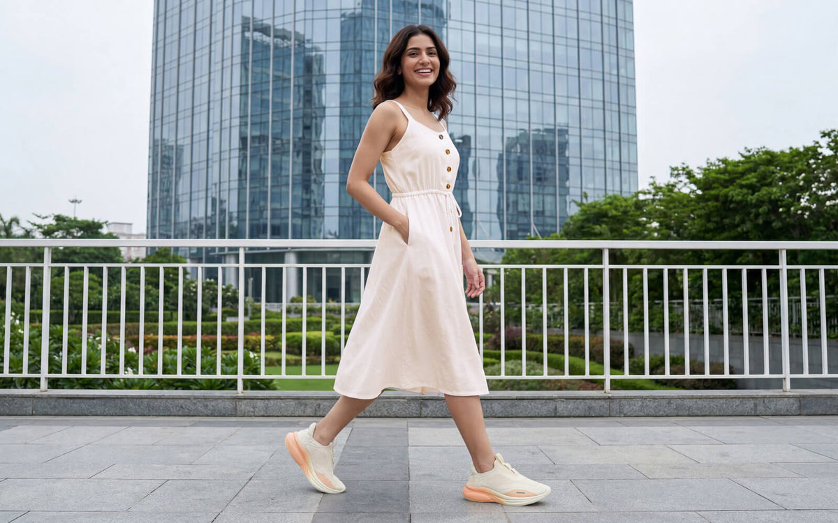 Rapid Breeze Vigor Slip Ons For Women : Ivory
