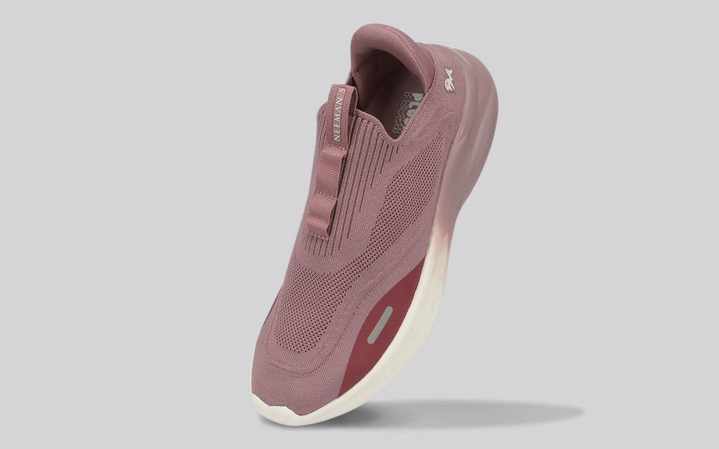 Rapid Breeze Vigor Slip Ons For Women : Mauve Ivory