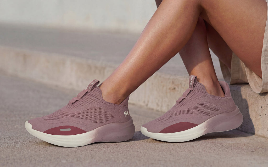 Rapid Breeze Vigor Slip Ons For Women : Mauve Ivory