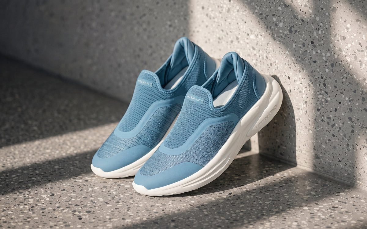 Rapid Breeze Pulsatile Slip Ons for Men : Blue