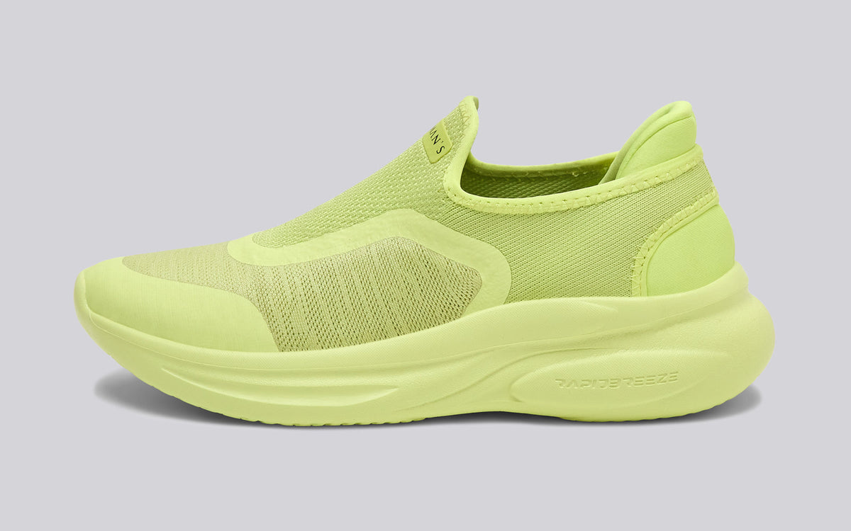 Rapid Breeze Pulsatile Slip Ons for Women : Lime