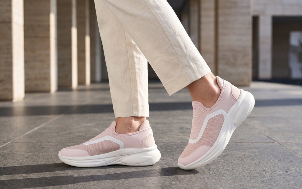 Rapid Breeze Pulsatile Slip Ons for Women : Pink