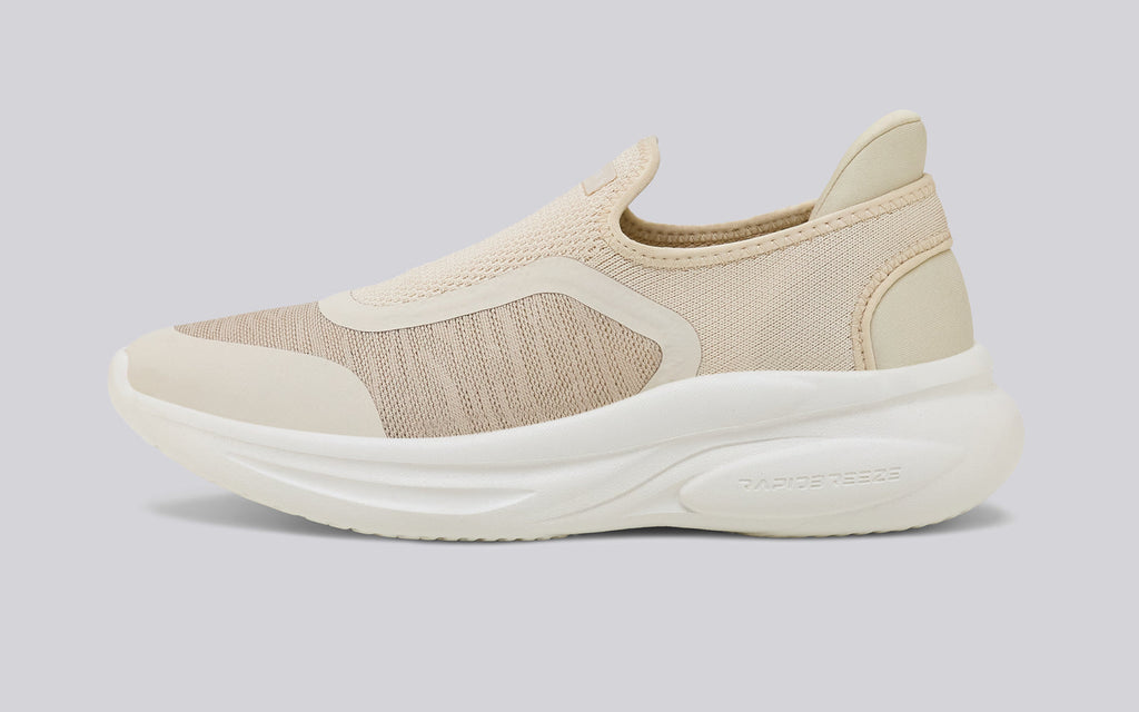 Rapid Breeze Pulsatile Slip Ons for Women : Ivory