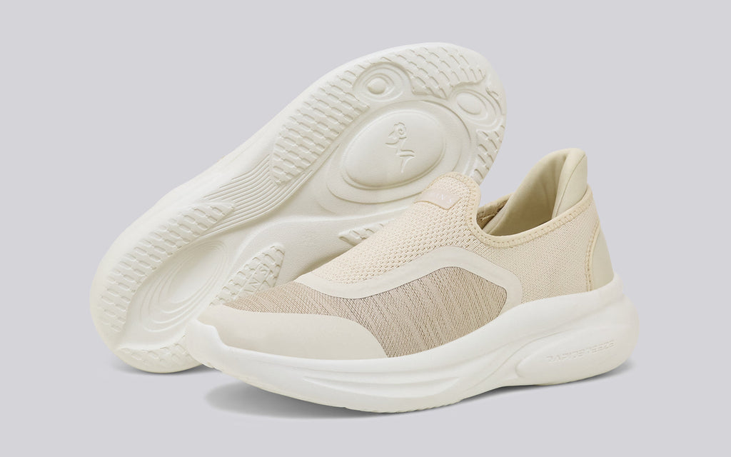 Rapid Breeze Pulsatile Slip Ons for Women : Ivory