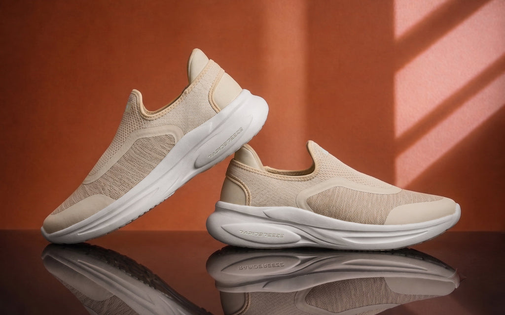 Rapid Breeze Pulsatile Slip Ons for Women : Ivory