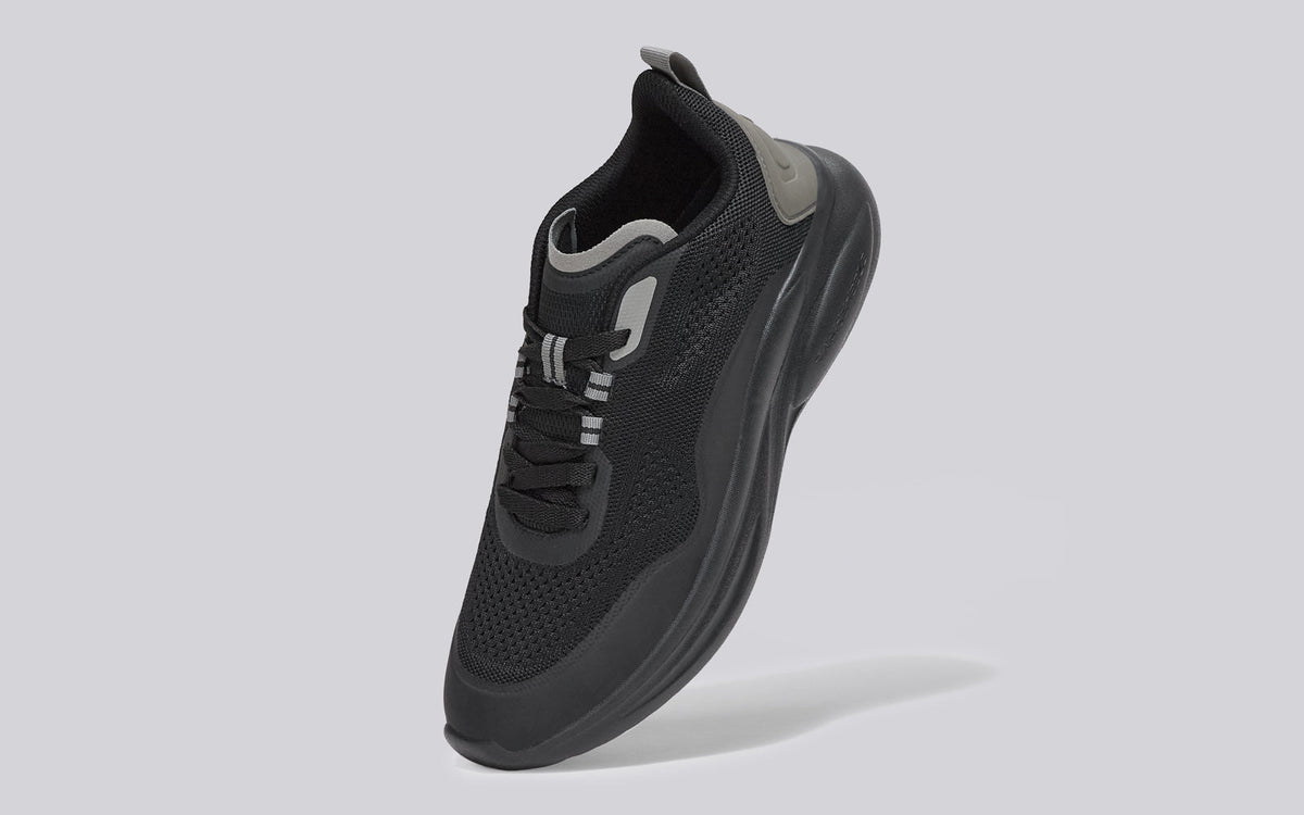 Rapid Breeze Serene Lace Ups for Men : Black