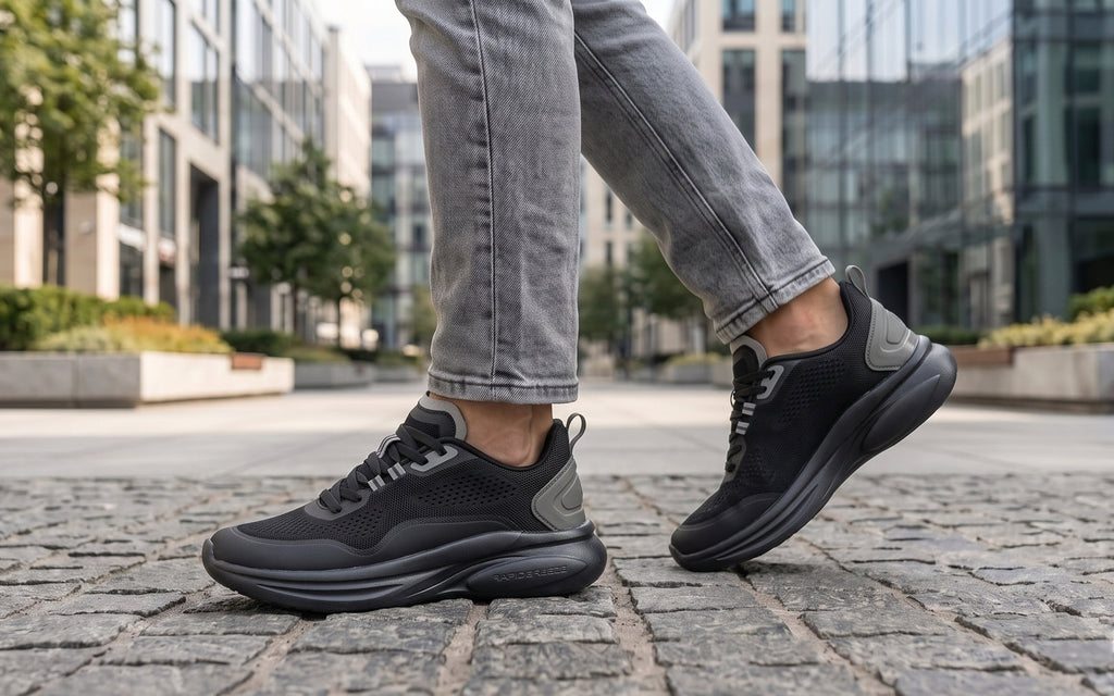 Rapid Breeze Serene Lace Ups for Men : Black