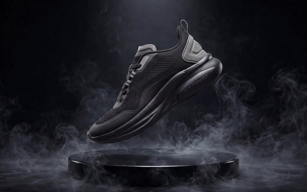 Rapid Breeze Serene Lace Ups for Men : Black