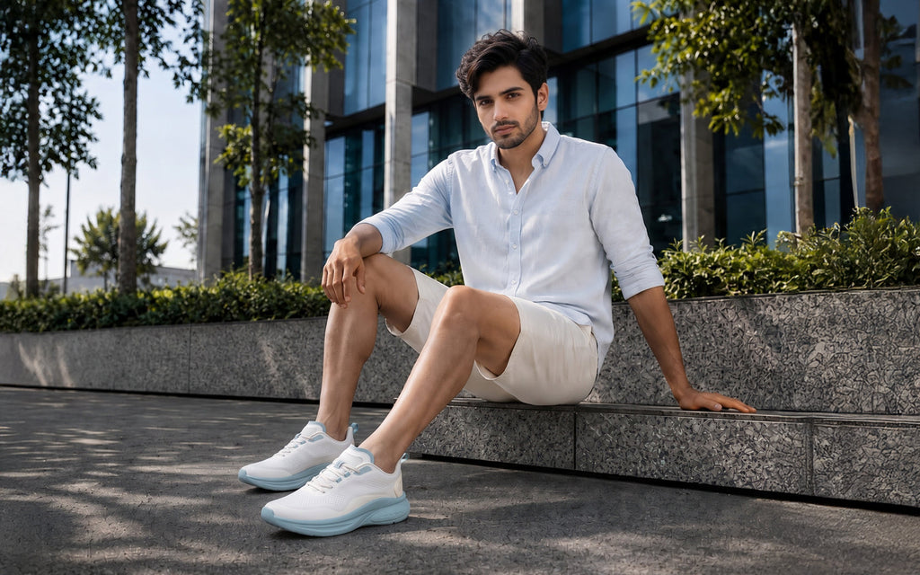 Rapid Breeze Serene Lace Ups for Men : Ivory