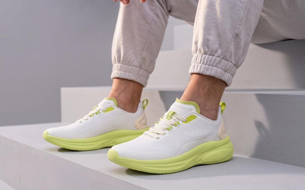 Rapid Breeze Serene Lace Ups for Men : Lime