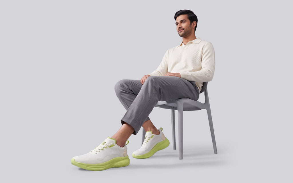 Rapid Breeze Serene Lace Ups for Men : Lime