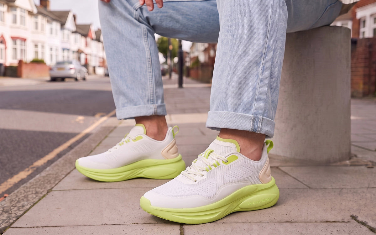 Rapid Breeze Serene Lace Ups for Men : Lime