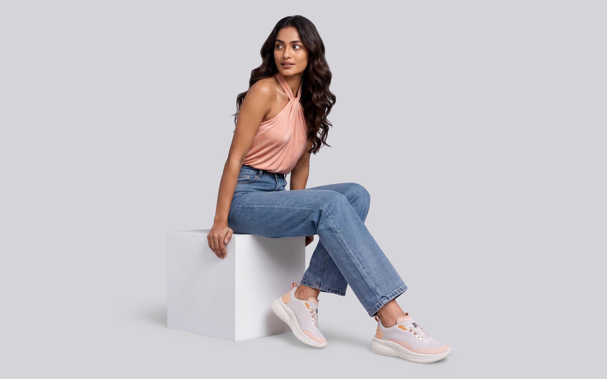Rapid Breeze Serene Lace Ups for Women : Ivory