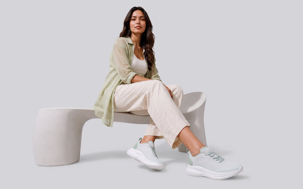 Rapid Breeze Serene Lace Ups for Women : White