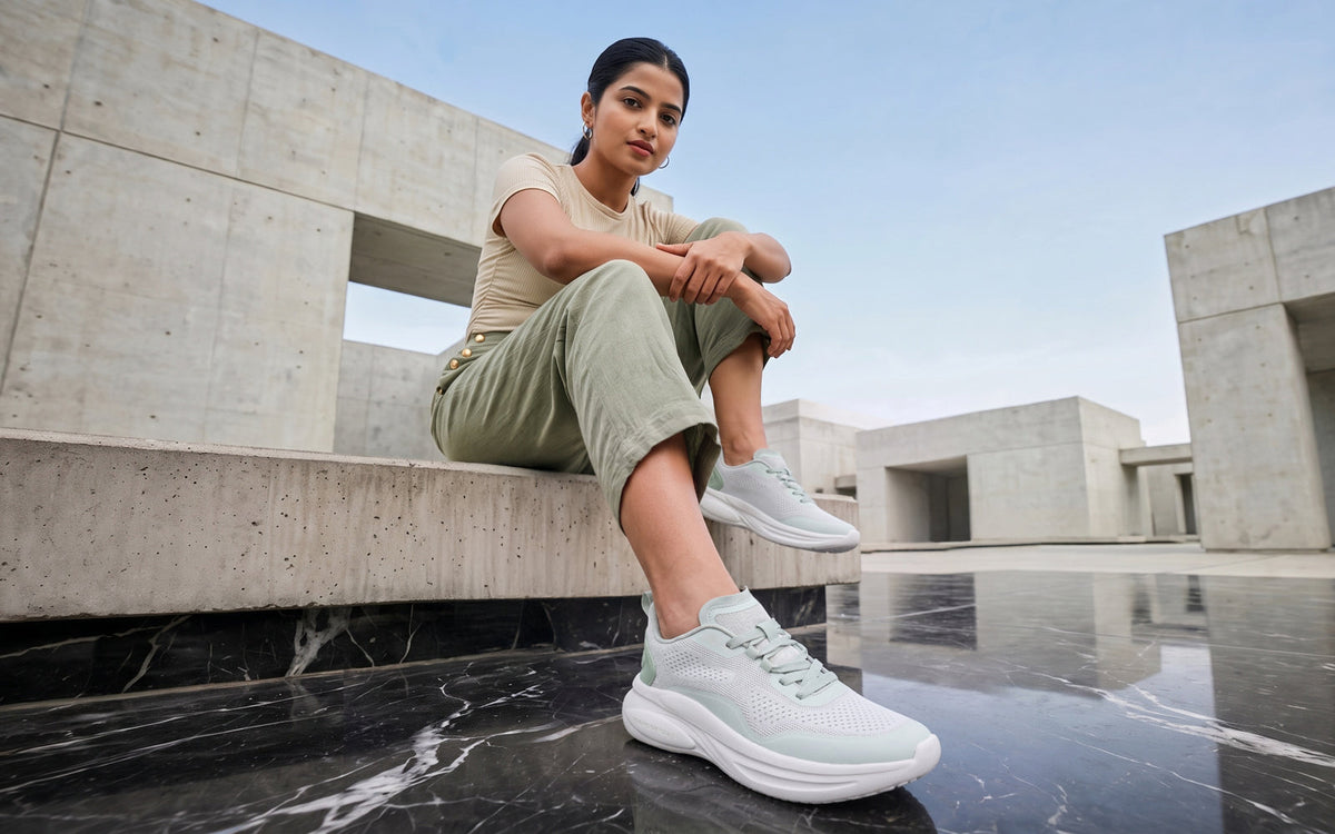 Rapid Breeze Serene Lace Ups for Women : White