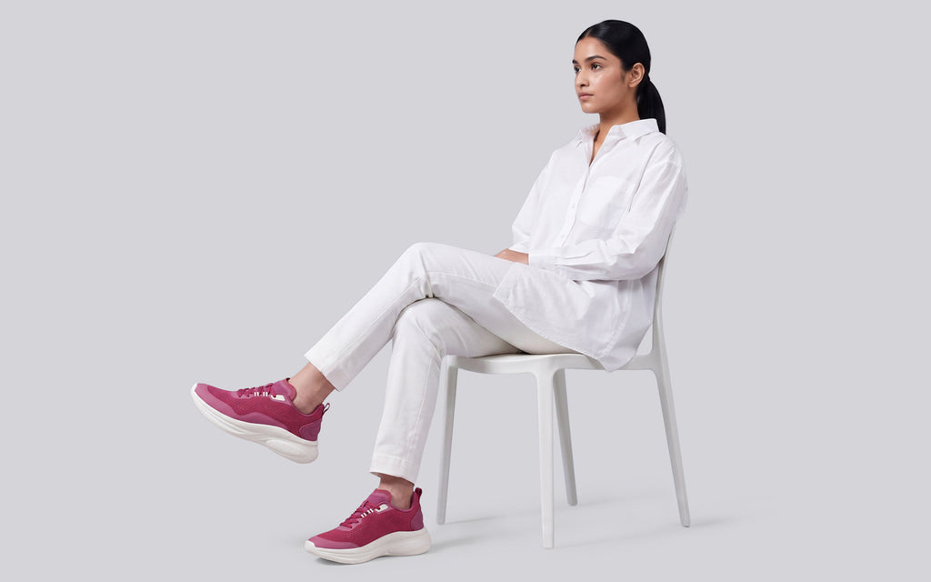 Rapid Breeze Serene Lace Ups for Women : Magenta