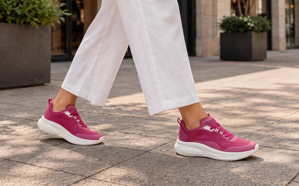 Rapid Breeze Serene Lace Ups for Women : Magenta