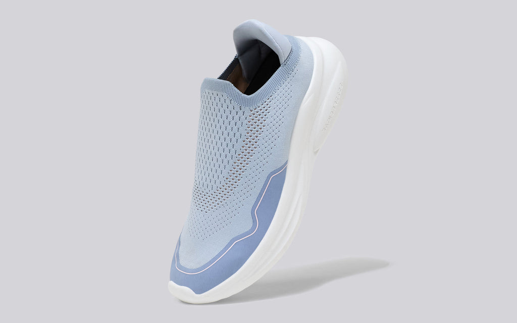 Rapid Breeze Streak Slip Ons for Women : Blue