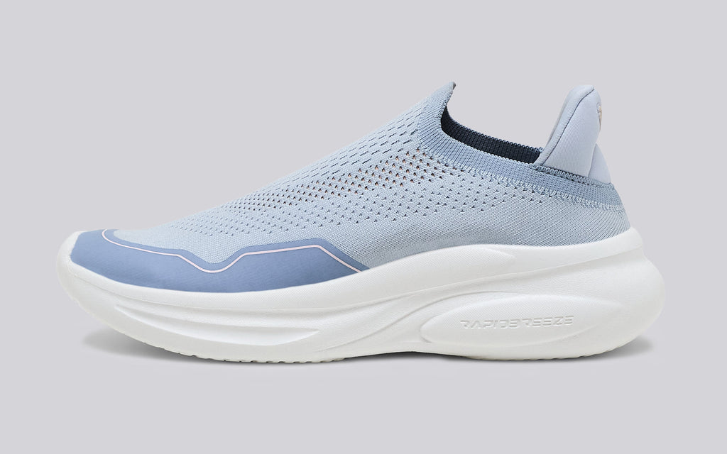 Rapid Breeze Streak Slip Ons for Women : Blue