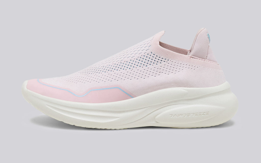 Rapid Breeze Streak Slip Ons for Women : Pink