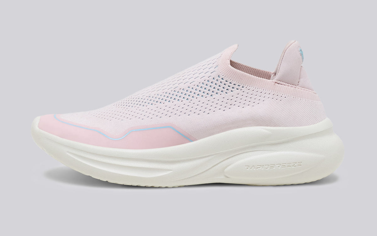 Rapid Breeze Streak Slip Ons for Women : Pink