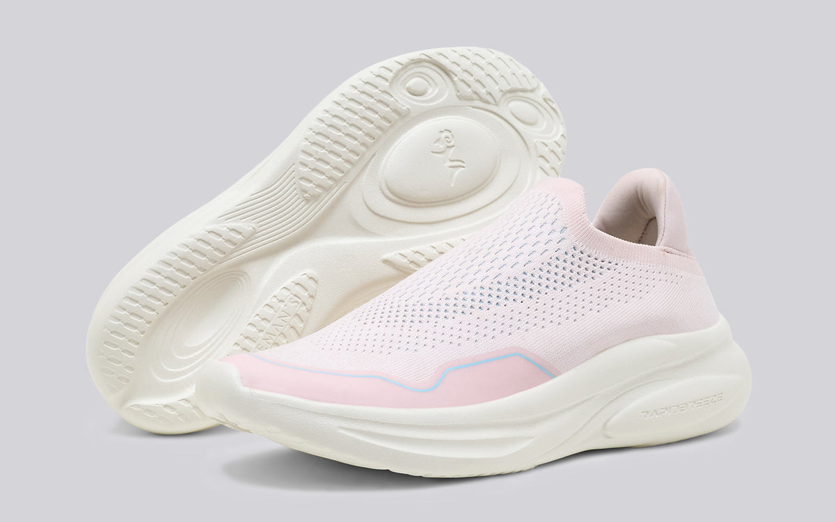Rapid Breeze Streak Slip Ons for Women : Pink