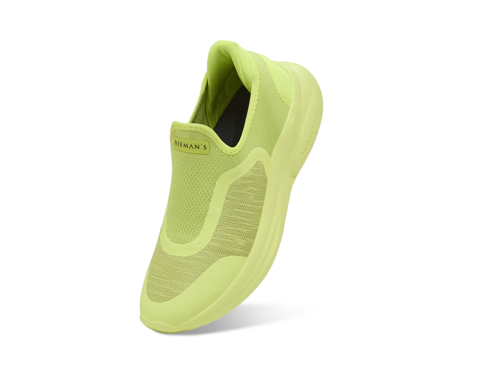 Rapid Breeze Pulsatile Slip Ons for Women : Lime