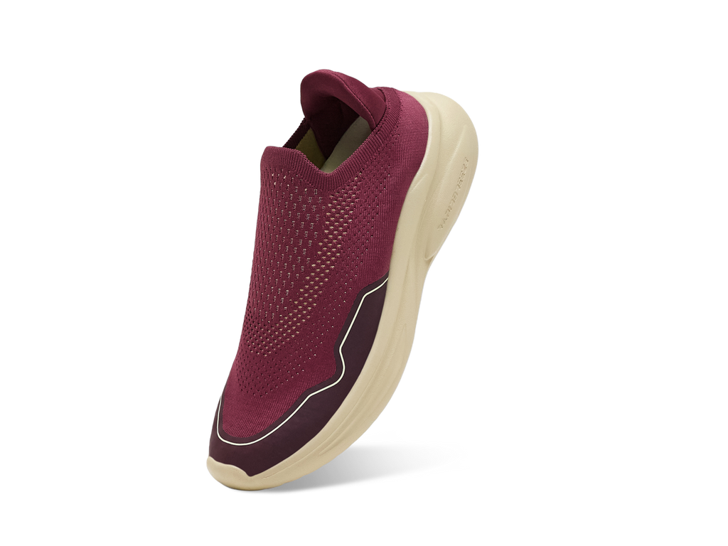 Rapid Breeze Streak Slip Ons for Women : Maroon