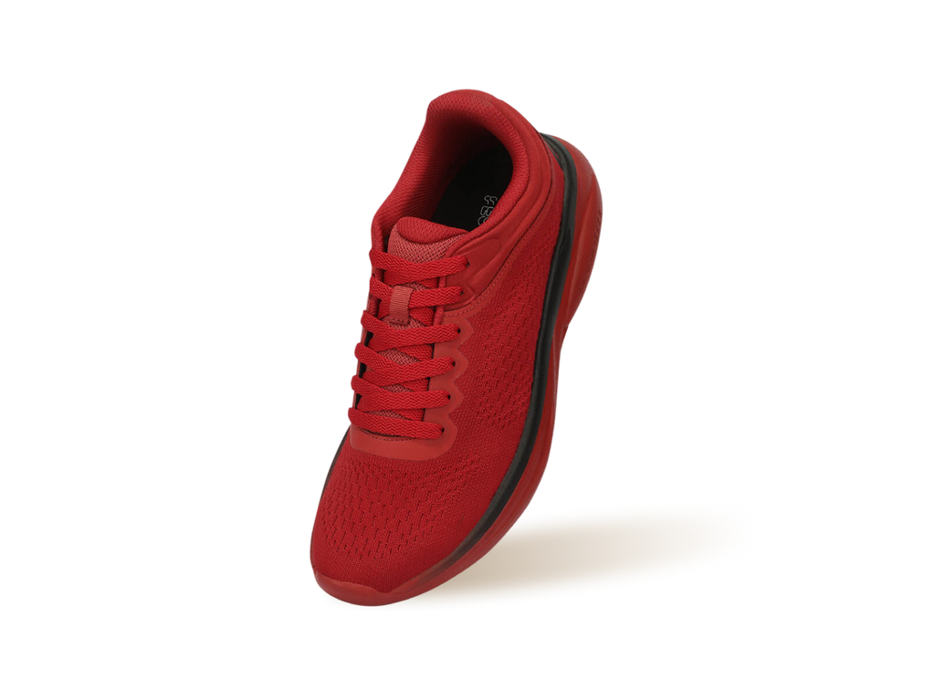 Rapid Breeze Rally Sneakers for Men : Red