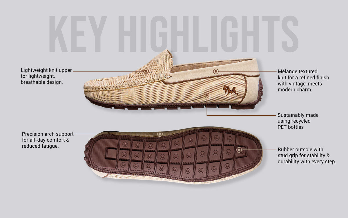 The Weave Loafers : Beige
