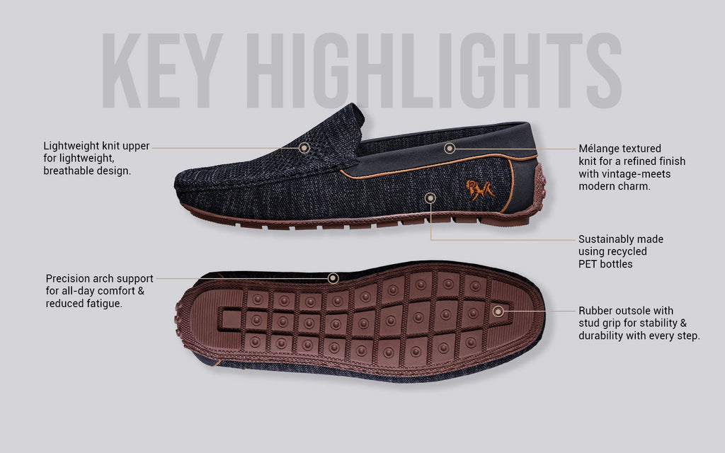 The Weave Loafers : Black