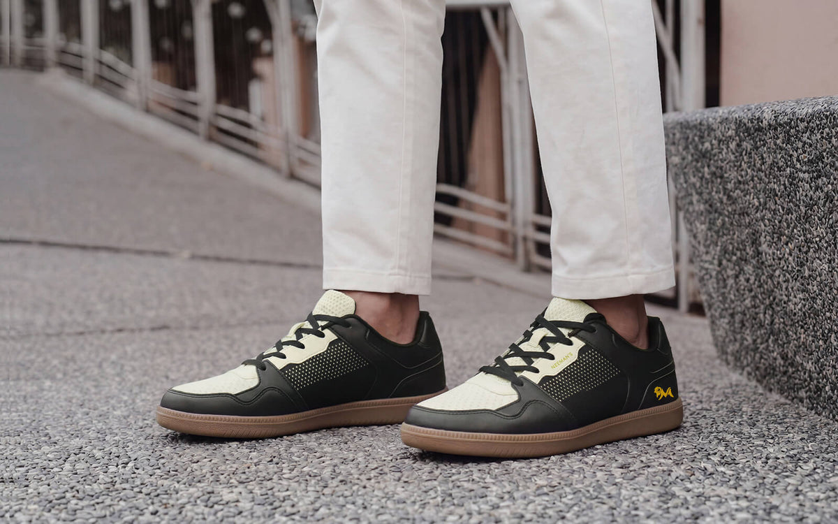 The 90s Duo Sneakers for Men : Black Ivory
