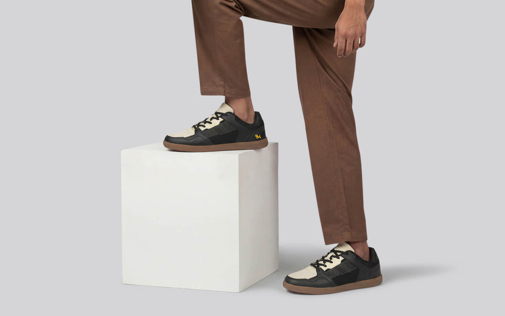 The 90s Duo Sneakers for Men : Black Ivory