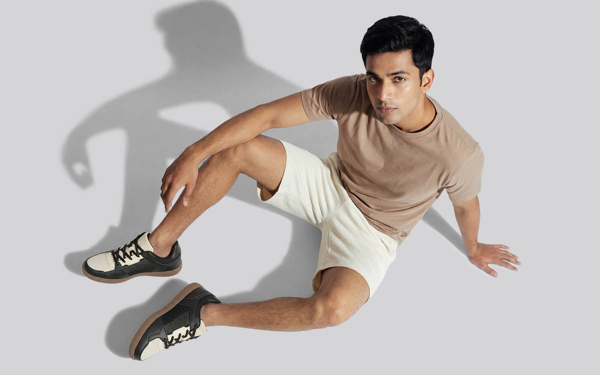 The 90s Duo Sneakers for Men : Black Ivory