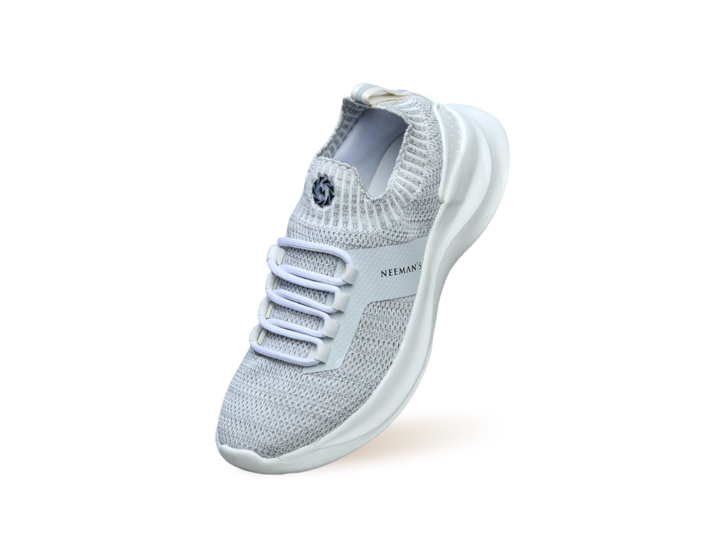 Fuse Knit Sneakers : White