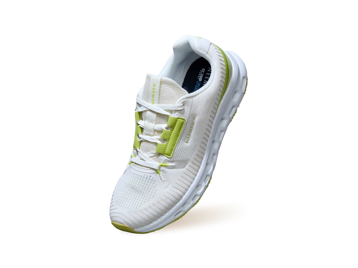 Hexa Move Sneakers for Men : White Neon