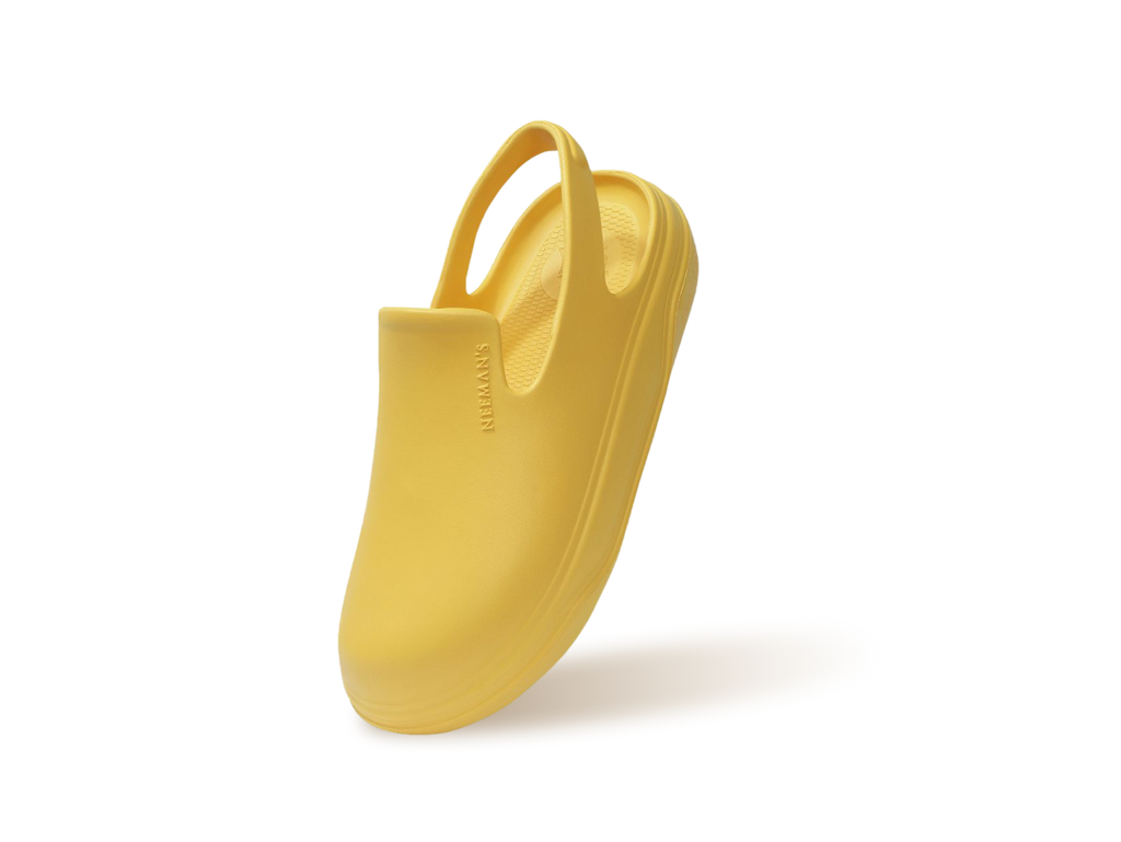 Cushers Clogs For Men : Yellow
